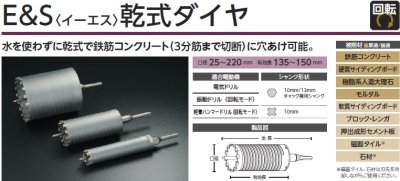 画像1: 単機能コアドリル　ダイヤ用　P1-1406