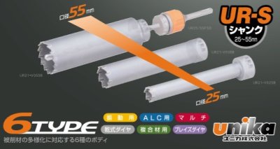 画像2: 多機能コアドリル　マルチ用25φ〜170　　　P13-1404 P14-1405　P15-1405　P17-1404