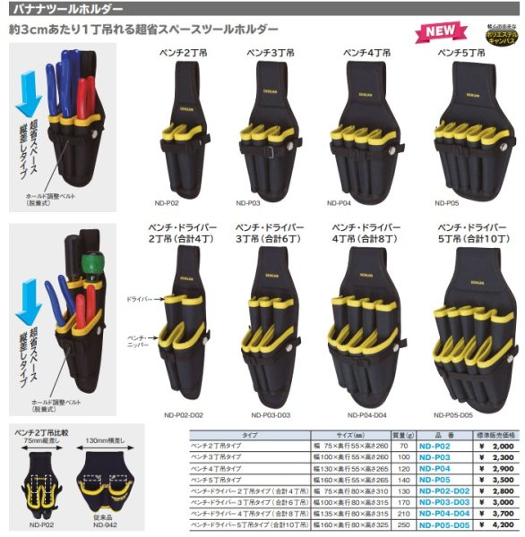 画像1: ND-P　バナナツールホルダ (1)