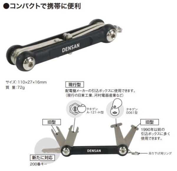 画像1: 盤用マルチキー　　P14-1507　P15-1510　 P16-1510　P17-1510 (1)