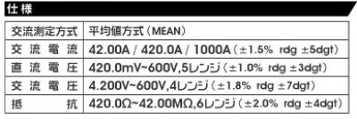 画像1: ACクランプメーター　P7-1506　P8-1606