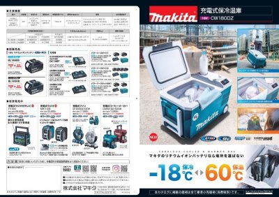 画像1: 充電式保冷温庫本体のみ　充電器　バッテリー別売　18V　P8-1501　P9-1501　P10-1401