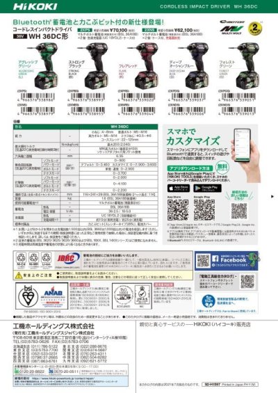 画像3: 充電式インパクトドライバーセット　P14-1408