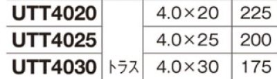 画像3: タッピングビス　UTT4020/4025/4030　P12-1606　P13-1506　P14-1506