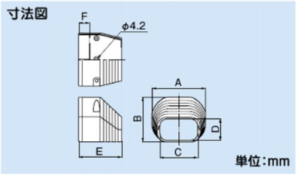 画像2: スリムダクトLDシリーズ　LDEN　端末カバー　P17-1401 (2)