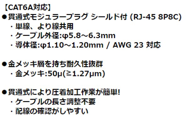 画像4: 貫通式モジュラープラグ シールド付き　P15-1407　P16-1601 (4)