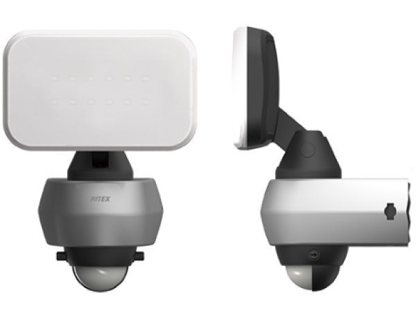 画像2: 7.5W×2灯 LEDソーラーセンサーライト P15-1502 (2)