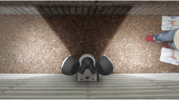 画像3: 7.5W×2灯 LEDソーラーセンサーライト P15-1502 (3)