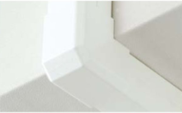 画像3: スリムダクトMDシリーズ 立面アウトコーナー90° (3)