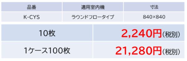 画像6: 養生カバー ラウンドフロータイプ K-CYS (6)