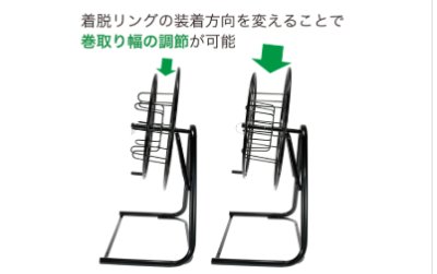 画像1: ケーブル巻取り機（カインドタイプ）