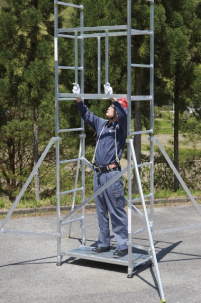 画像4: 高所作業台　快適ステージ (4)