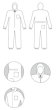 画像2: 使い捨て作業続服 (2)