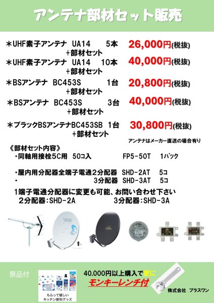画像1: アンテナ部材セット販売 (1)